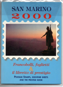 2000 - Libro Ufficiale San Marino Francobolli e Interi Postali